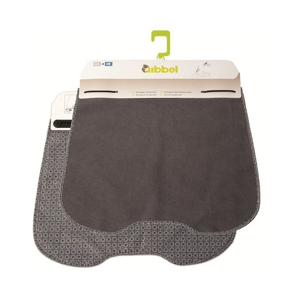 Qibbel Styling Set Windschutzscheibe Canvas - Elemente verblasst blau