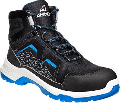 Emma safety footwear emma werkschoen crossforce fly xd hoog s3 | zwart blauw | maat 43 - 8715316154294