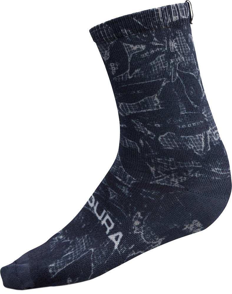 Endura Grid Floral Limited Print – Socken