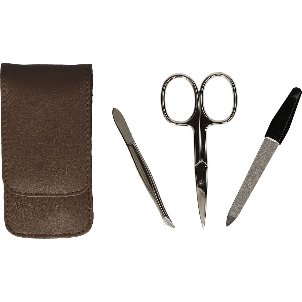 Erbe Solingen 3-teiliges Maniküre-Etui Taupe (erbe9208)