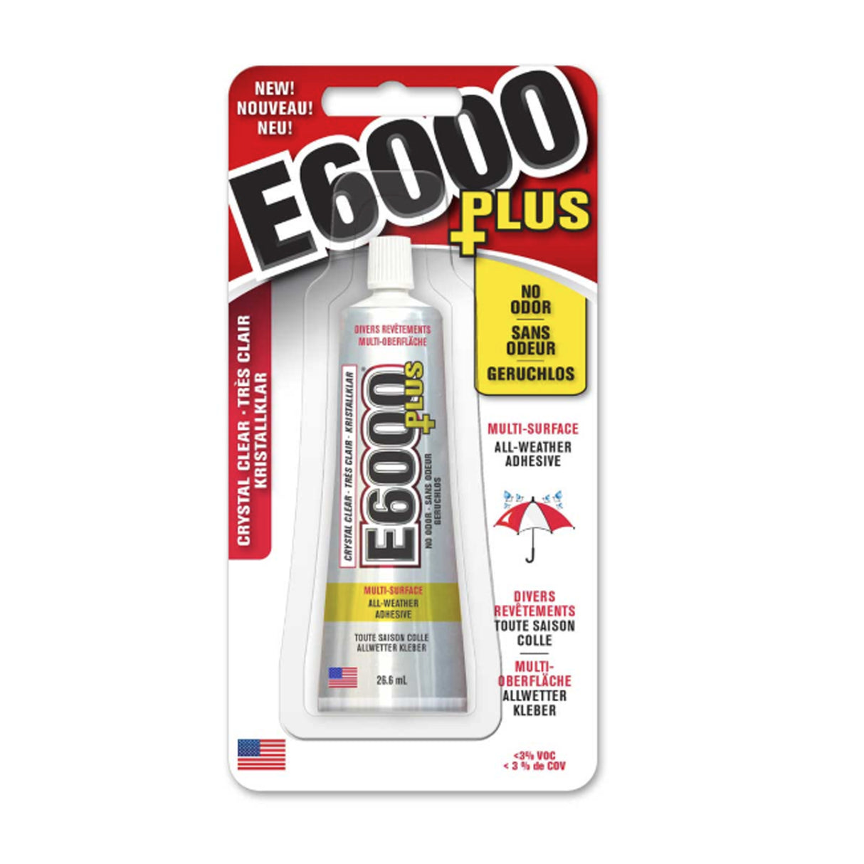 E6000 • plus Mehrflächenkleber 26,6 ml