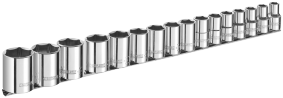 Expert by Facom Steckdosenset 1 2 6-Punkt | metrisch | 16-teilig | e032902 - e032902