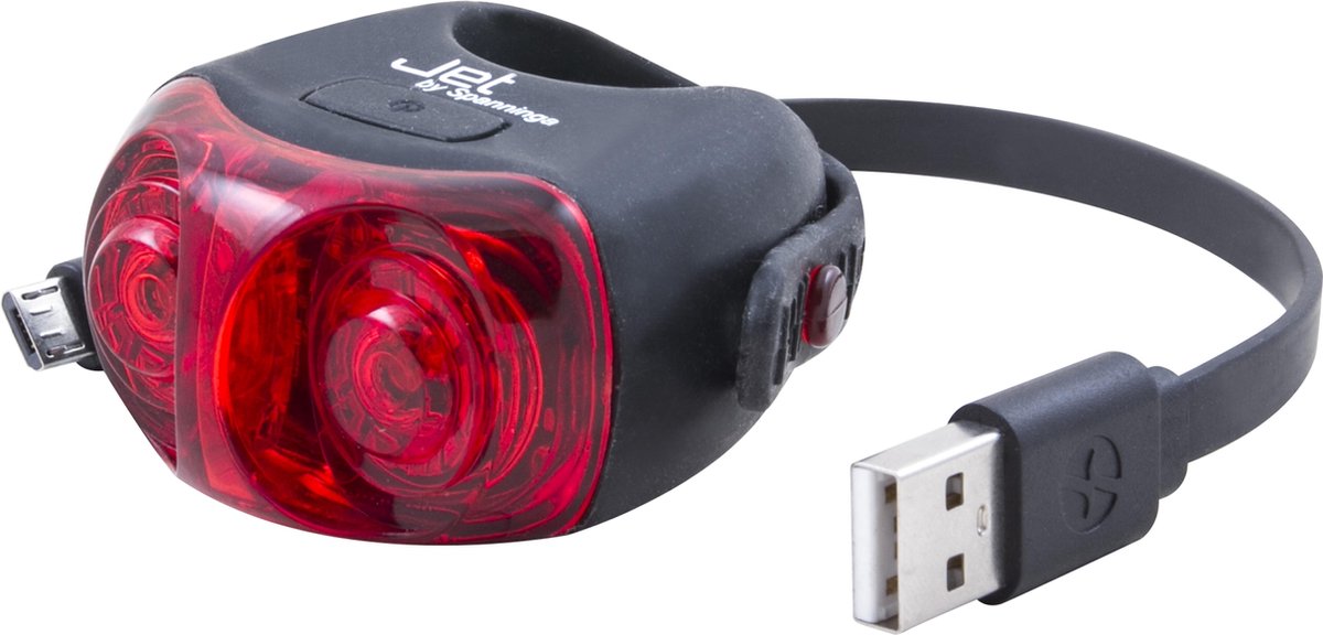 Spanninga Jet USB-Rücklicht an/aus, Blitz, OEM