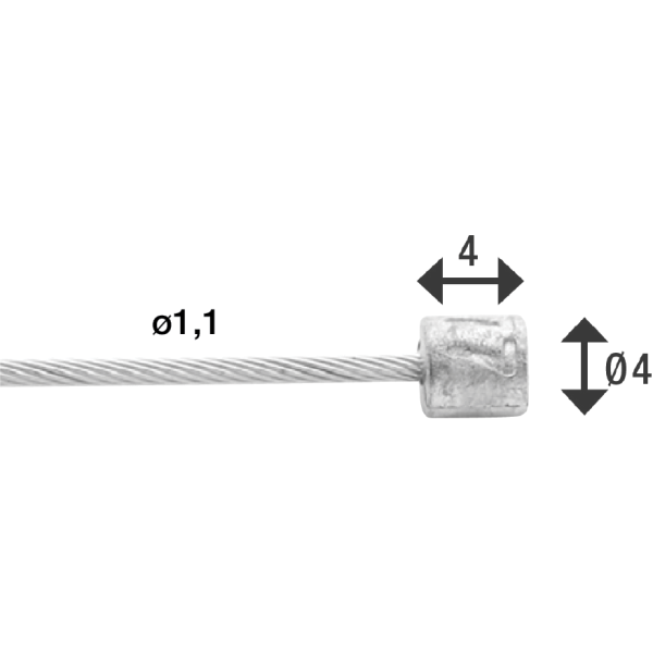 Elvedes Link innen 2250 mm (100) 6472rvs-49-Box