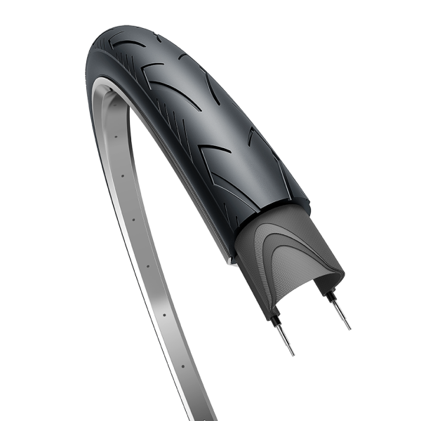Edge Tire City Range Basic 28 x 1,40 37-622 - Schwarz mit Reflexion