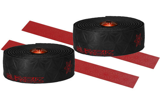 Supacaz – Super klebriges Kush Galaxy Lenkerband schwarz rot
