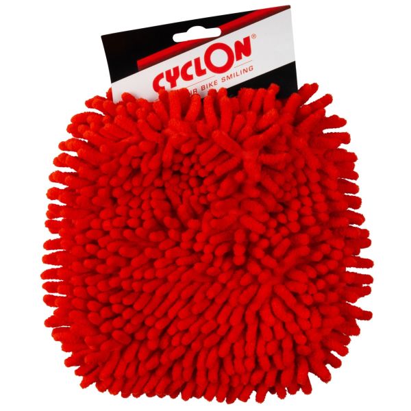 Handschuhmikrofaserrot waschen