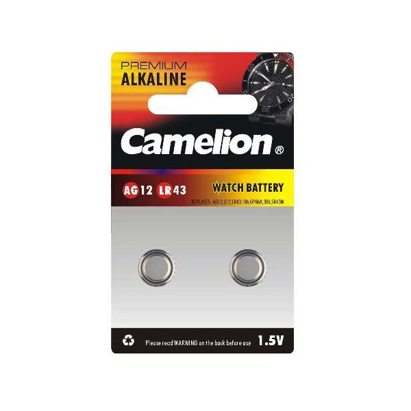 Kamelionsbatterie V12GA - LR43 (2 -Stück)
