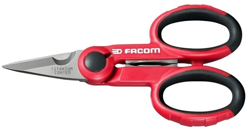 Facom Elektrikerschere 2 matt. - 841a.4