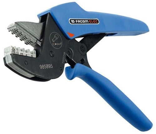 FACOM Kabelschuhzange mit Knickmechanismus für isolierte Kabelenden – 985895