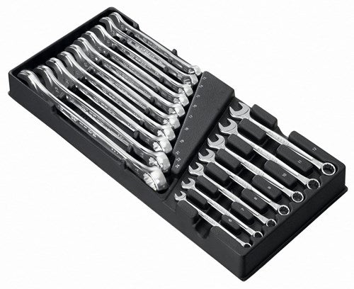 Facom-Modul mit 17 Ringmaulschlüsseln mit OGV-Profil – Mod.440-1xl