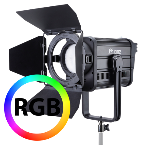 Falcon Eyes RGB führte Fresnel Spot Dimmable DM2 200W