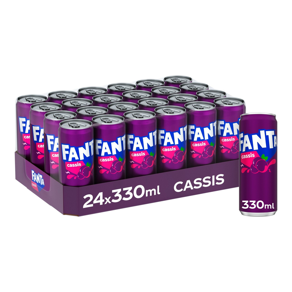 Fanta cassis blik (24x 33cl)