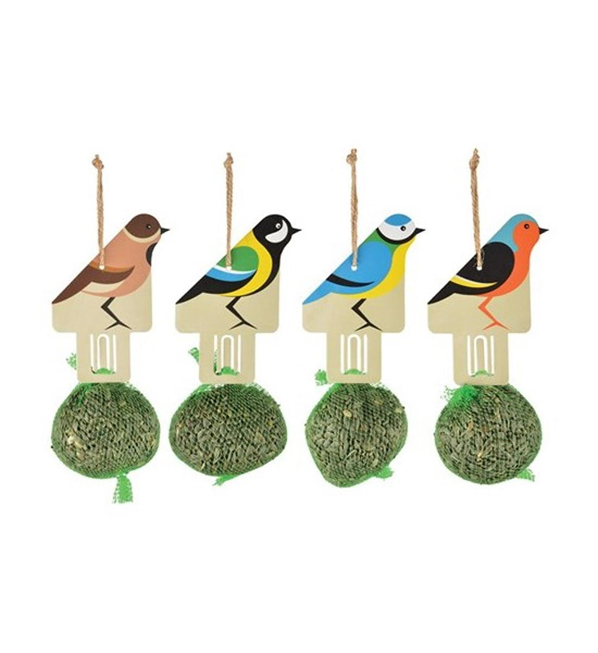 Esschert Design Vogelanhänger mit Sonnenblumenkernen 9x5x20cm