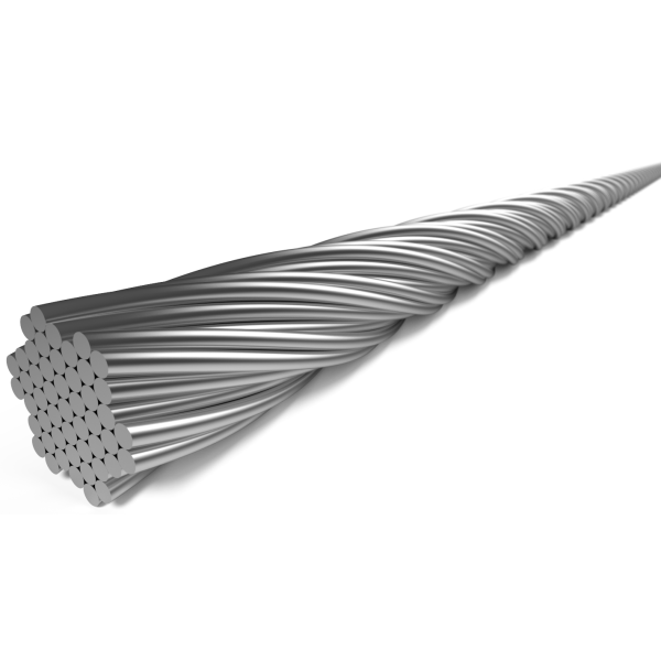 ELVEDES BREMSEIL Kabel Edelstahl 2250 mm 6427RVS-49-Box (100 Stück)