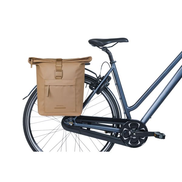 Basil Doppelte Fahrradtasche Brooklyn Mik 41l 14 x 30 x 37 cm – Sand