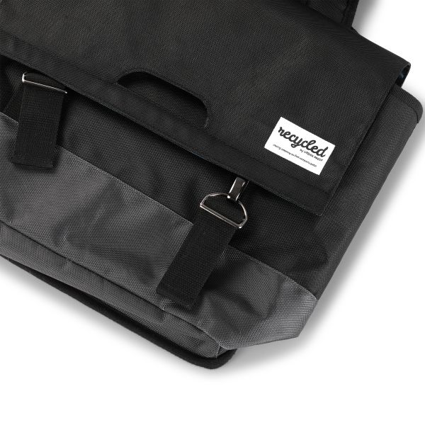 Urban Proof 40L Doppel-Fahrradtasche schwarz grau