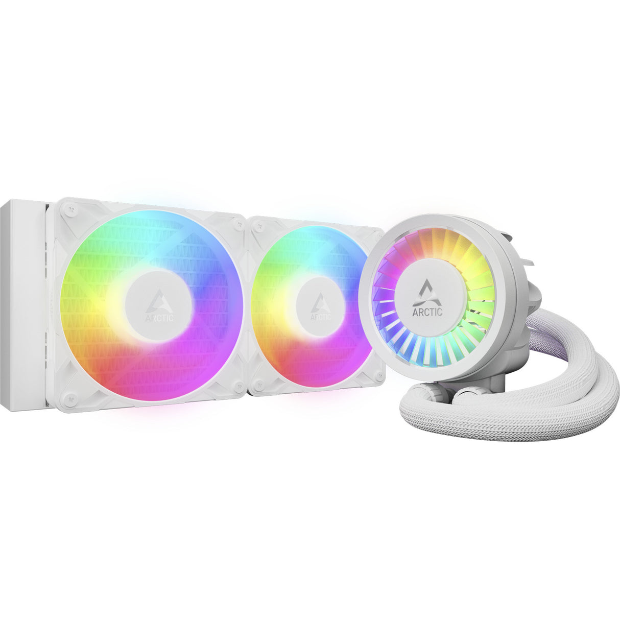 Arctic Liquid Freezer III Pro 240 A-RGB Wasserkühlung (weiß, 4-poliger PWN-Lüfteranschluss)