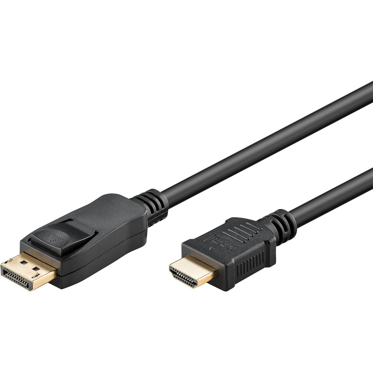 Goobay Displayport 1.2 auf HDMI 2.0 Verbindungskabel, 2 m (schwarz)