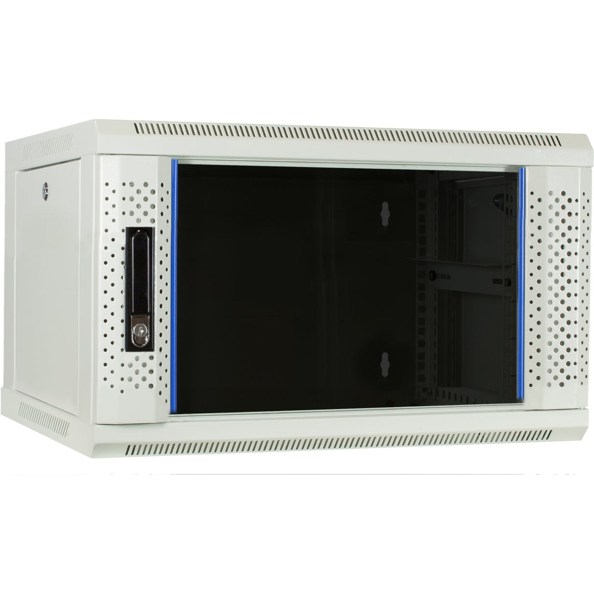 DSI DSI 6U Weißer Wandschrank mit Glastür DS6406W