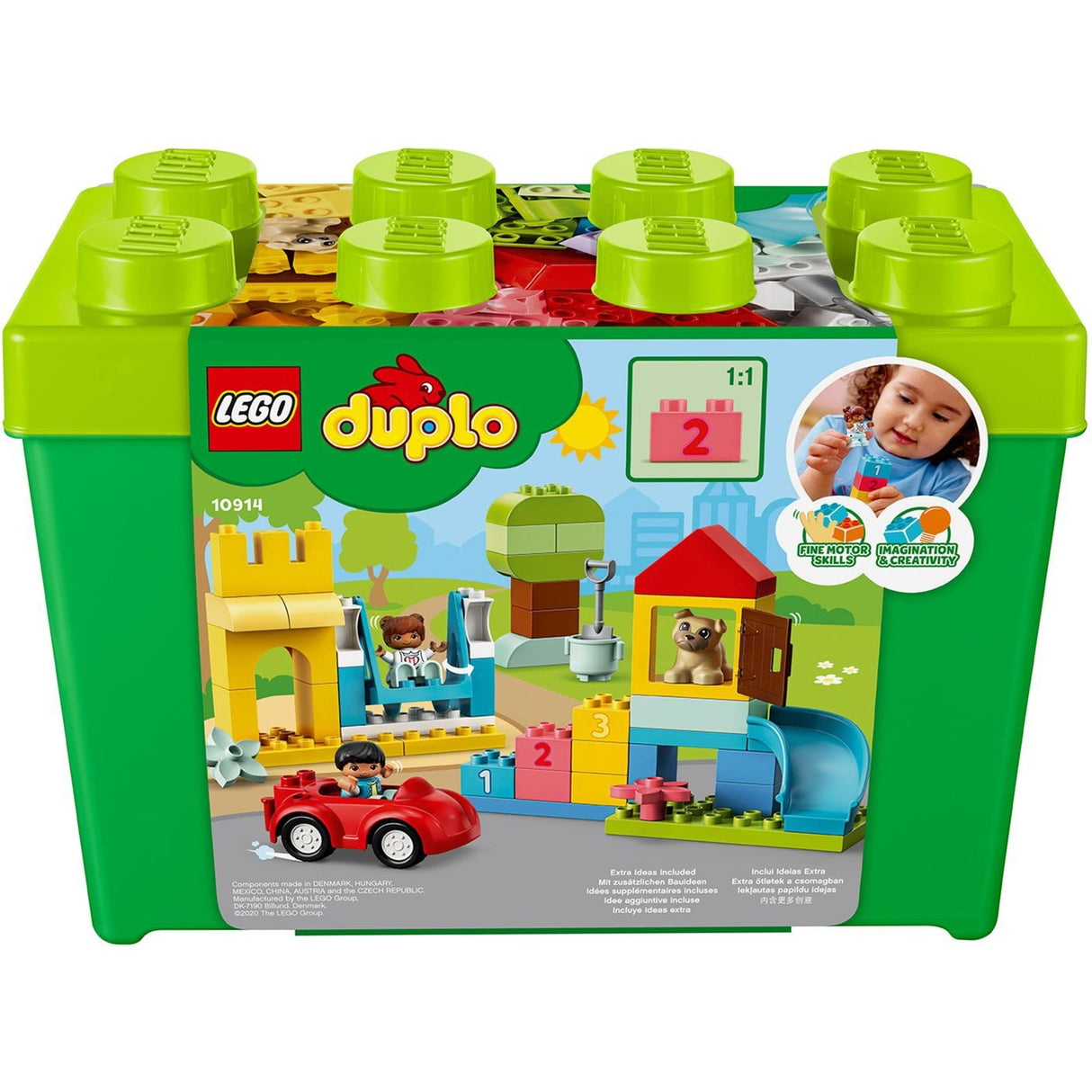 Lego Duplo – Luxus-Aufbewahrungsbox für Konstruktionsspielzeug (10914)