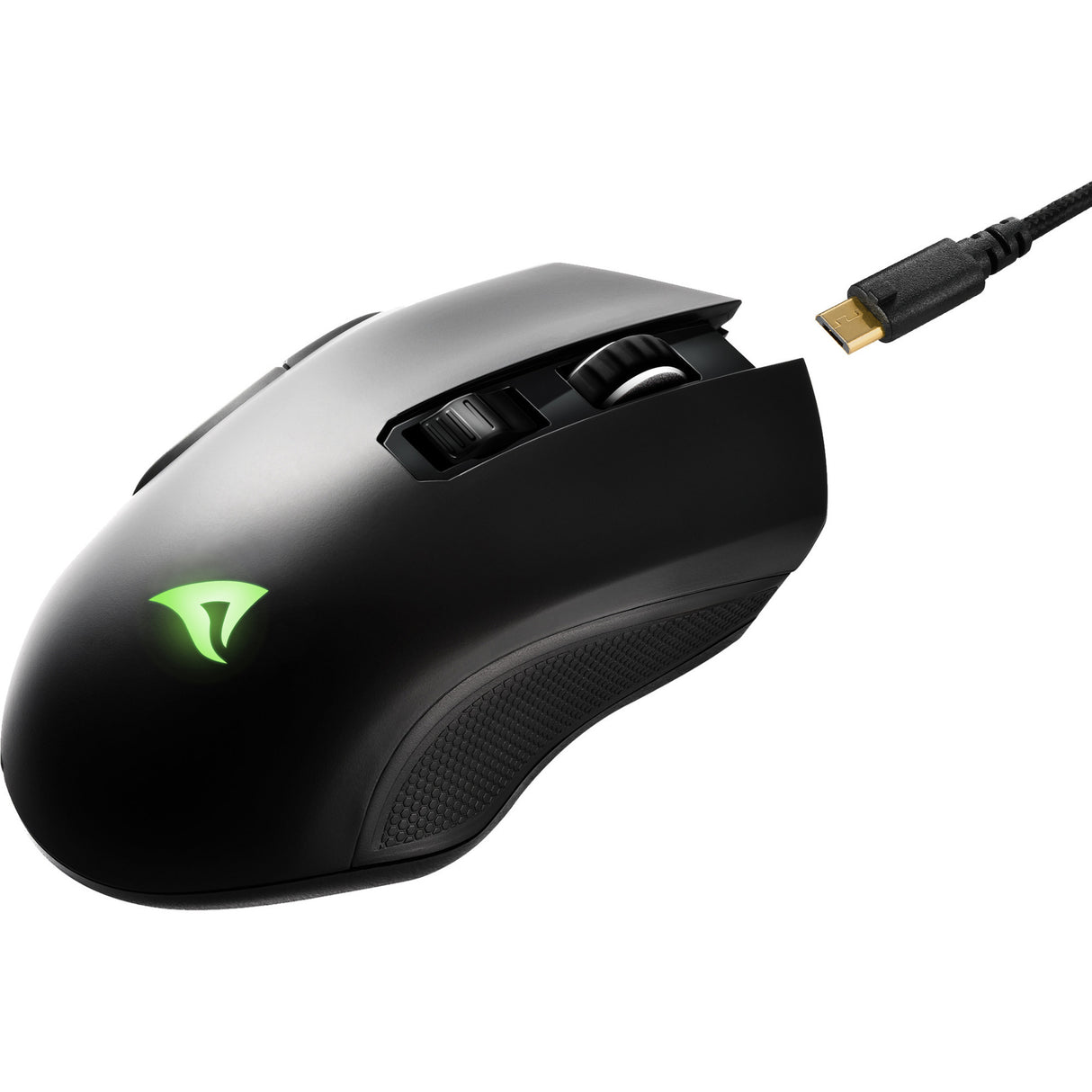 Sharkoon Skiller SGM30W Gaming-Maus (schwarz, 600–6000 dpi, RGB, 2,4 GHz USB)