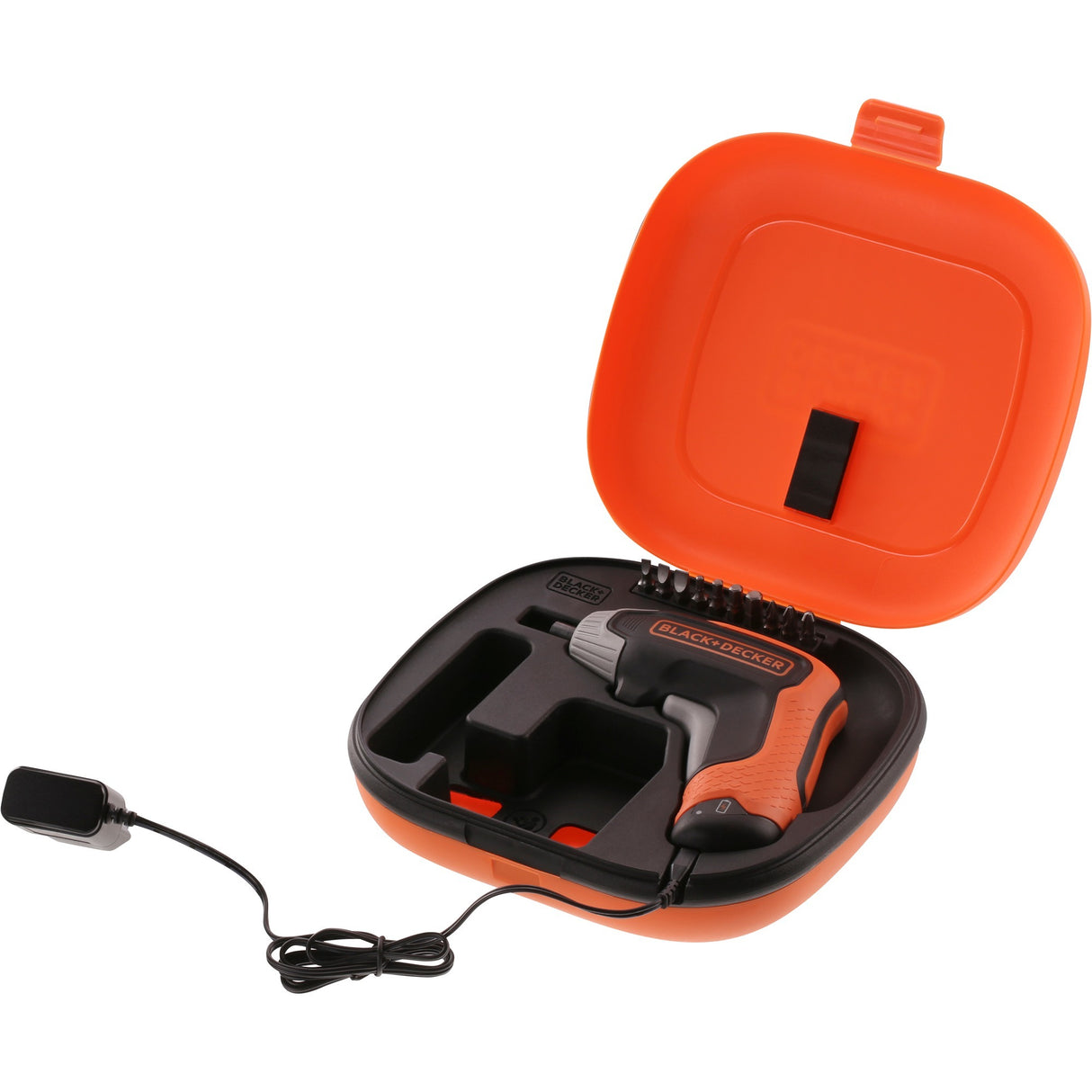 Black+Decker 3,6-V-Lithium-Ionen-Schnellschrauber-Akkuschrauber (Orange Schwarz)