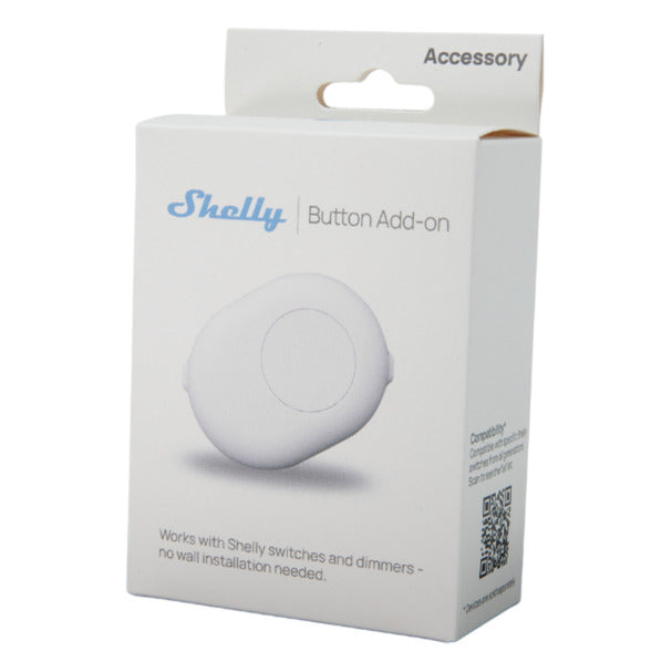 Shelly button add-on schakelaar (wit)