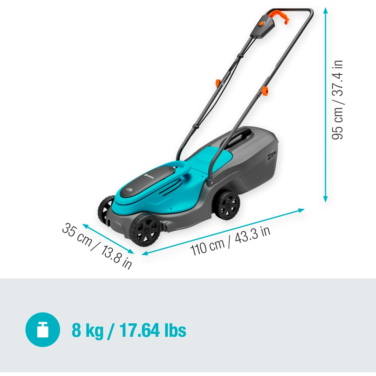 Gardena Accugrashaaier Powermax 30 18V P4A Solo