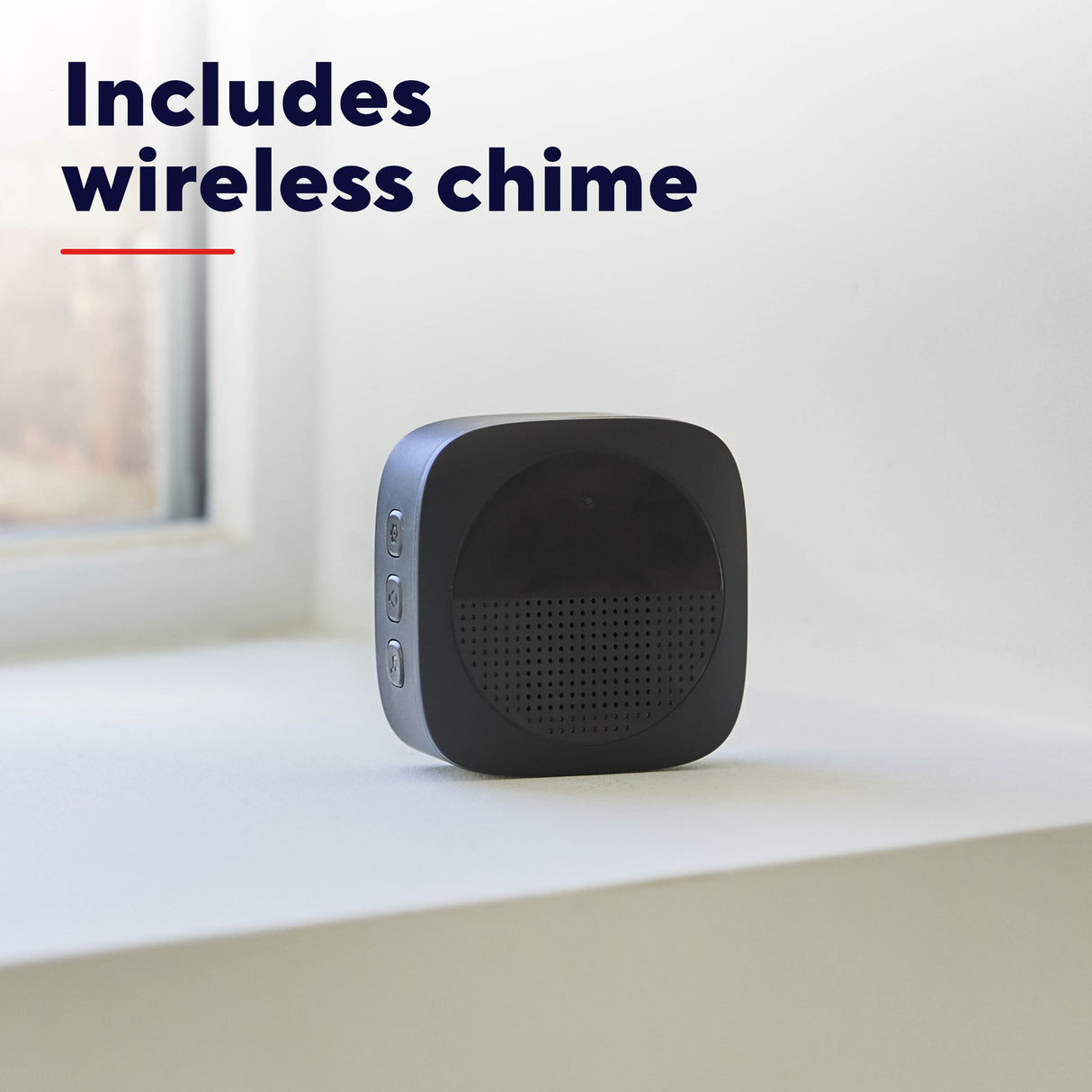 Trust draadloze video deurbel - doorcam-3000 - accu oplaadbaar met usb-c - 2k 3mp - geen abonnementskosten - inclusief chime - deurbel met camera - zwart