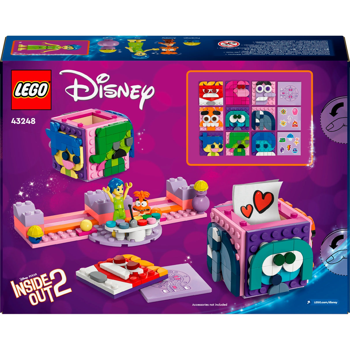 Lego Disney 43248 Inside Out 2 Stimmungswürfel