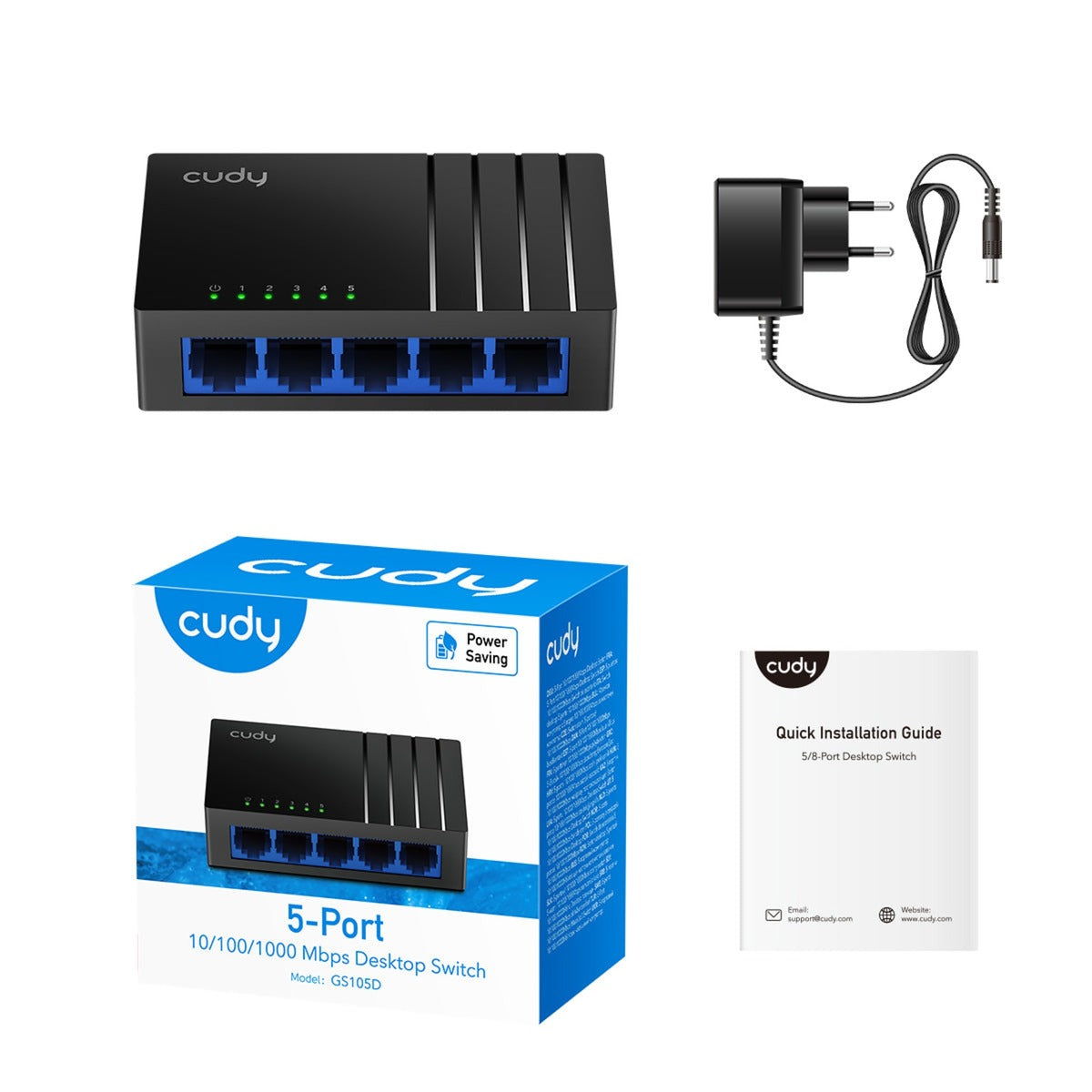 Cudy 5-Port-Gigabit-Desktop-Switch