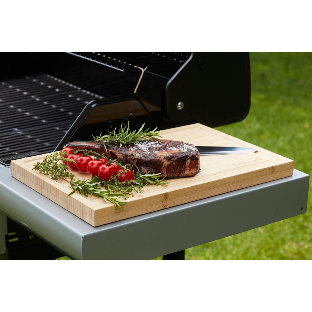 Barbecook Bambus-Schneidebrett mit Saftkanal
