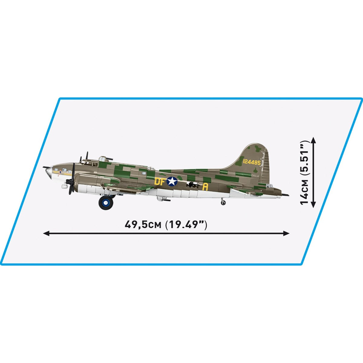 Cobi boeing b-17f flying fortress memphis belle - executive edition constructiespeelgoed