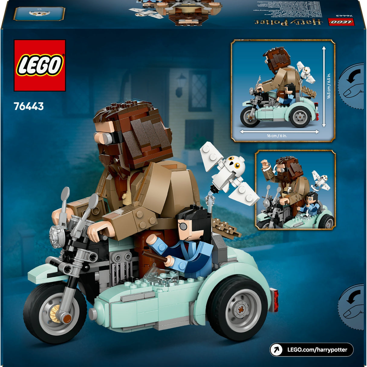 Lego Harry Potter™ Hagrid™ und Harrys magische Motorradfahrt – 76443