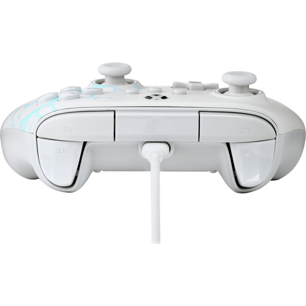 Powera Advantage Controller mit Kabel für die Xbox Series x|s – Polar Ice (weiß blau, Xbox Series x|s, Xbox One, PC)