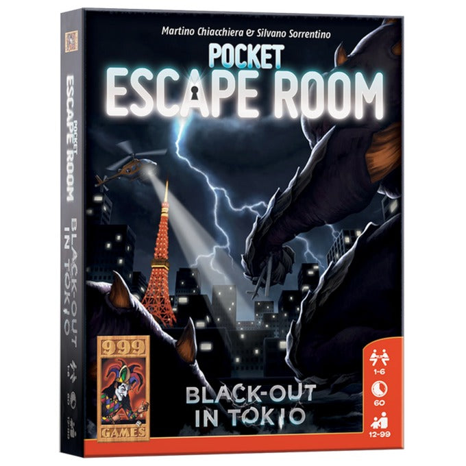 999 Games 999 Games Pocket Escape Room: Blackout in Tokio Kartenspiel