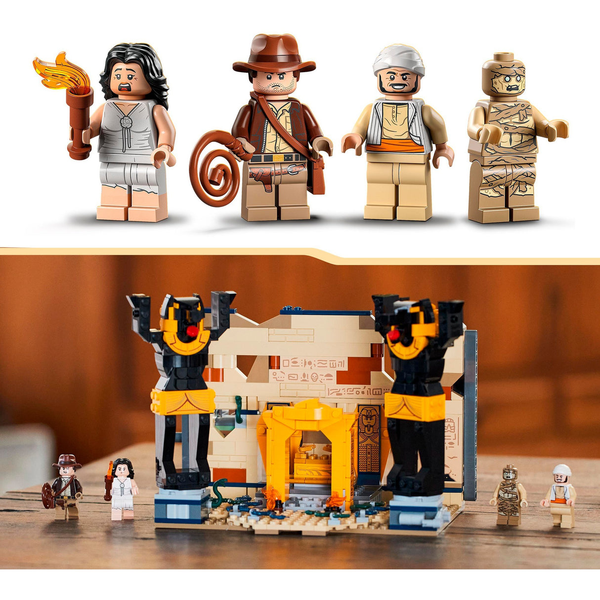 Lego Indiana Jones – Flucht aus dem verborgenen Grab – Konstruktionsspielzeug (77013)
