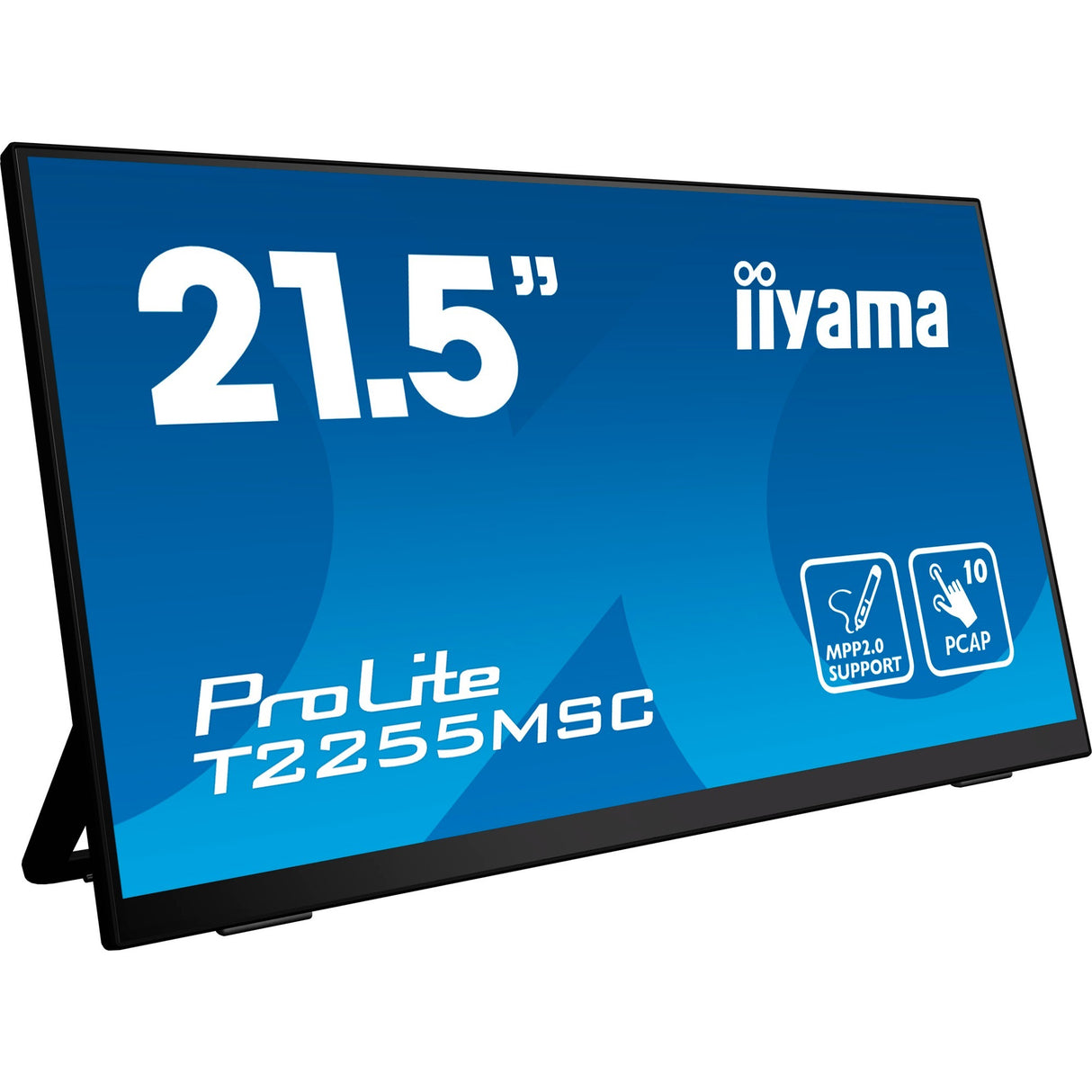 Iiyama prolite t2255msc-b1 21,5 Monitor (schwarz, HDMI, Display Port, 2x USB-A)