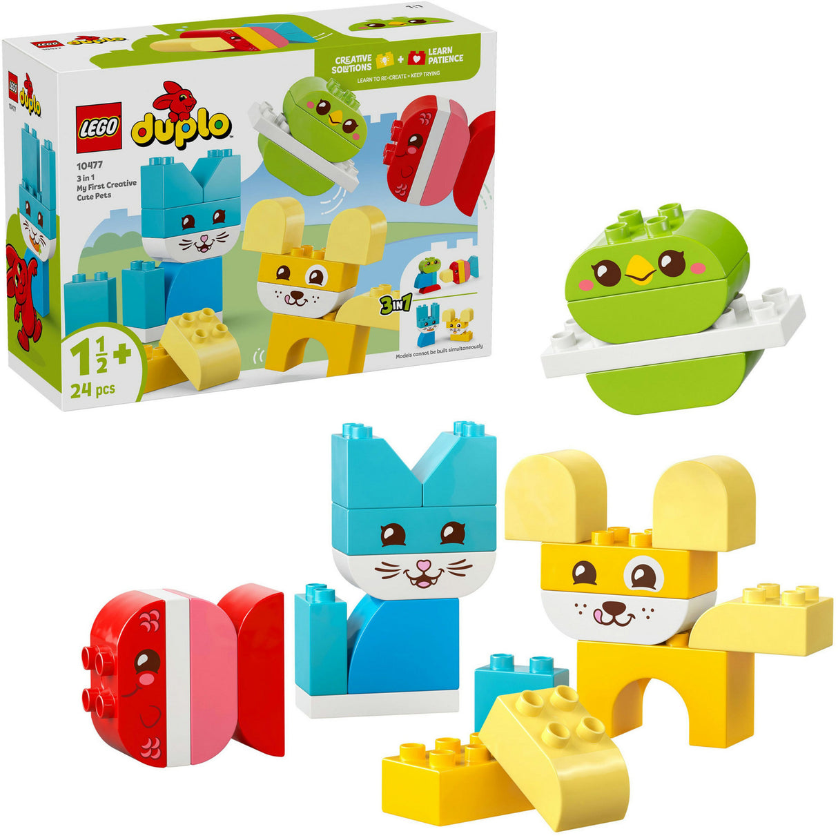 Lego Duplo 10477 3-in-1 meine ersten kreativen Haustiere