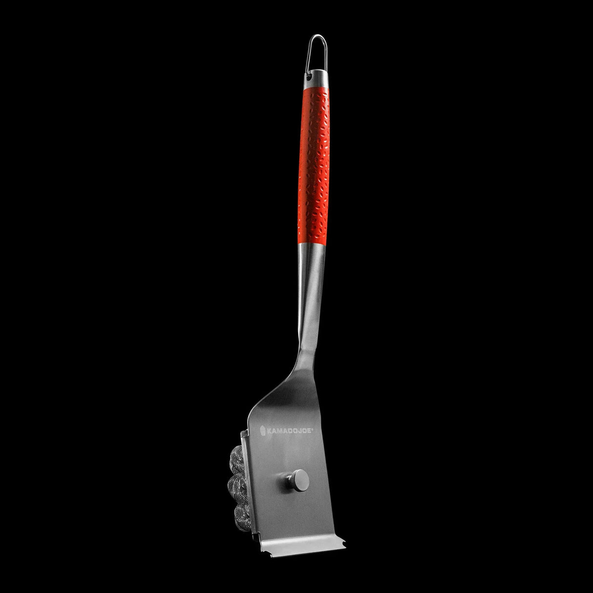 Kamado joe krafted stalen grillborstel grillreinigingsborstel (rood)