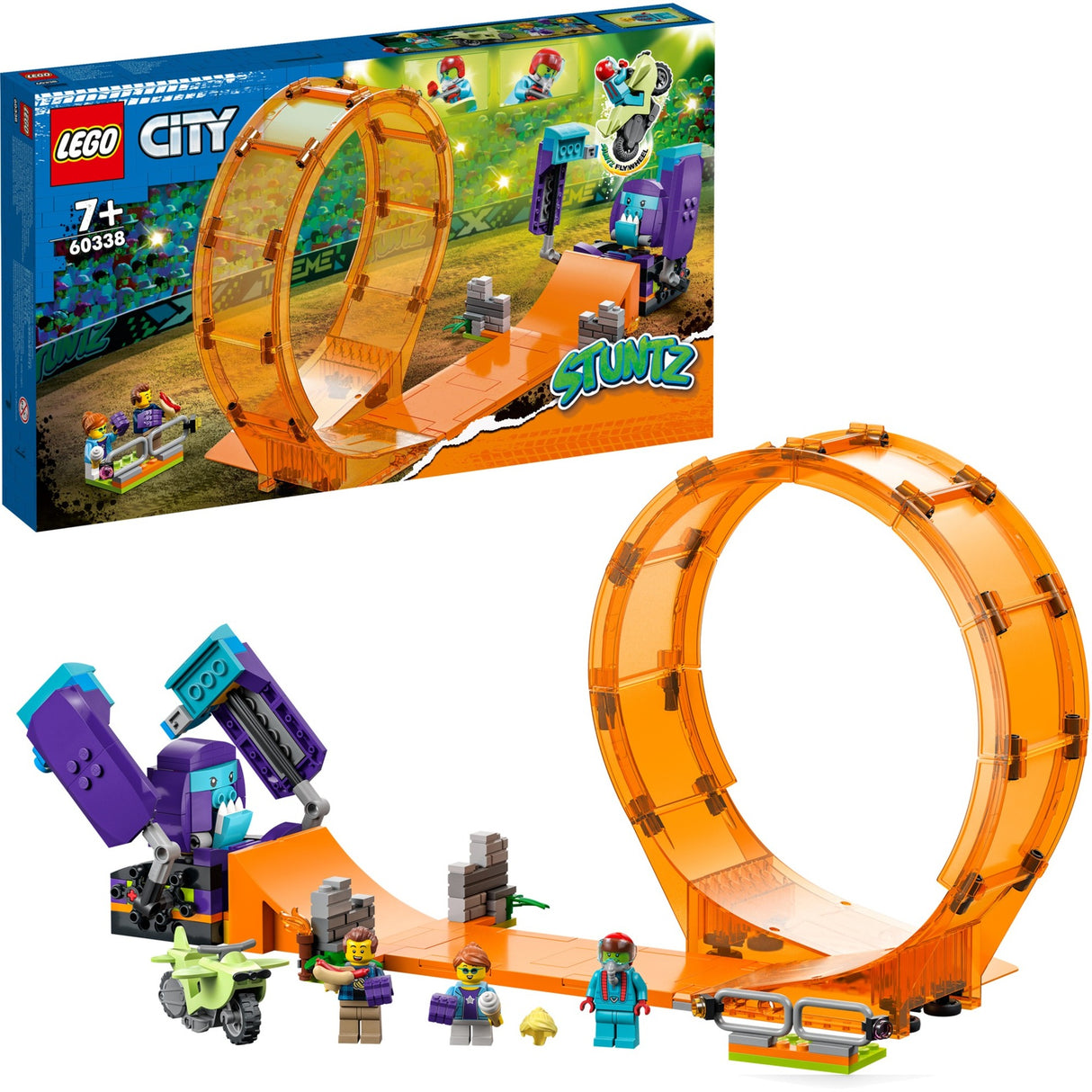 Lego City – Schimpansen-Stunt-Looping-Konstruktionsspielzeug (60338)