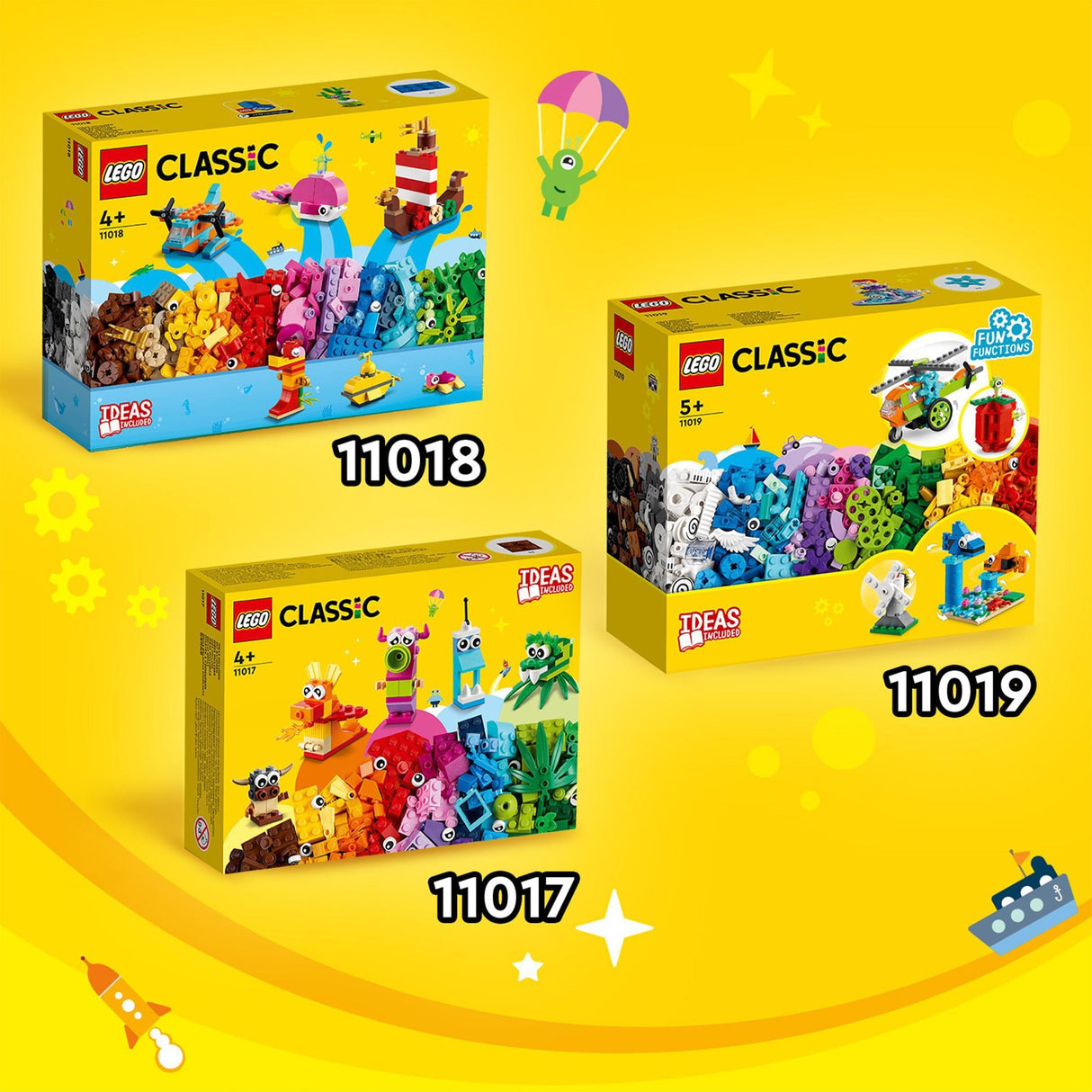 Lego Classic – Kreatives Konstruktionsspielzeug mit Meeresspaß (11018)