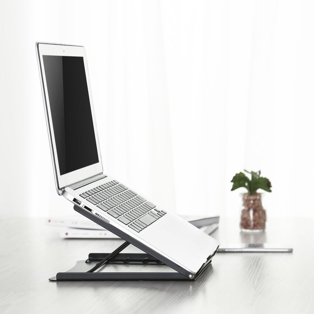 Act Connectivity Laptopständer, klappbar, 5-fach höhenverstellbar (schwarz)