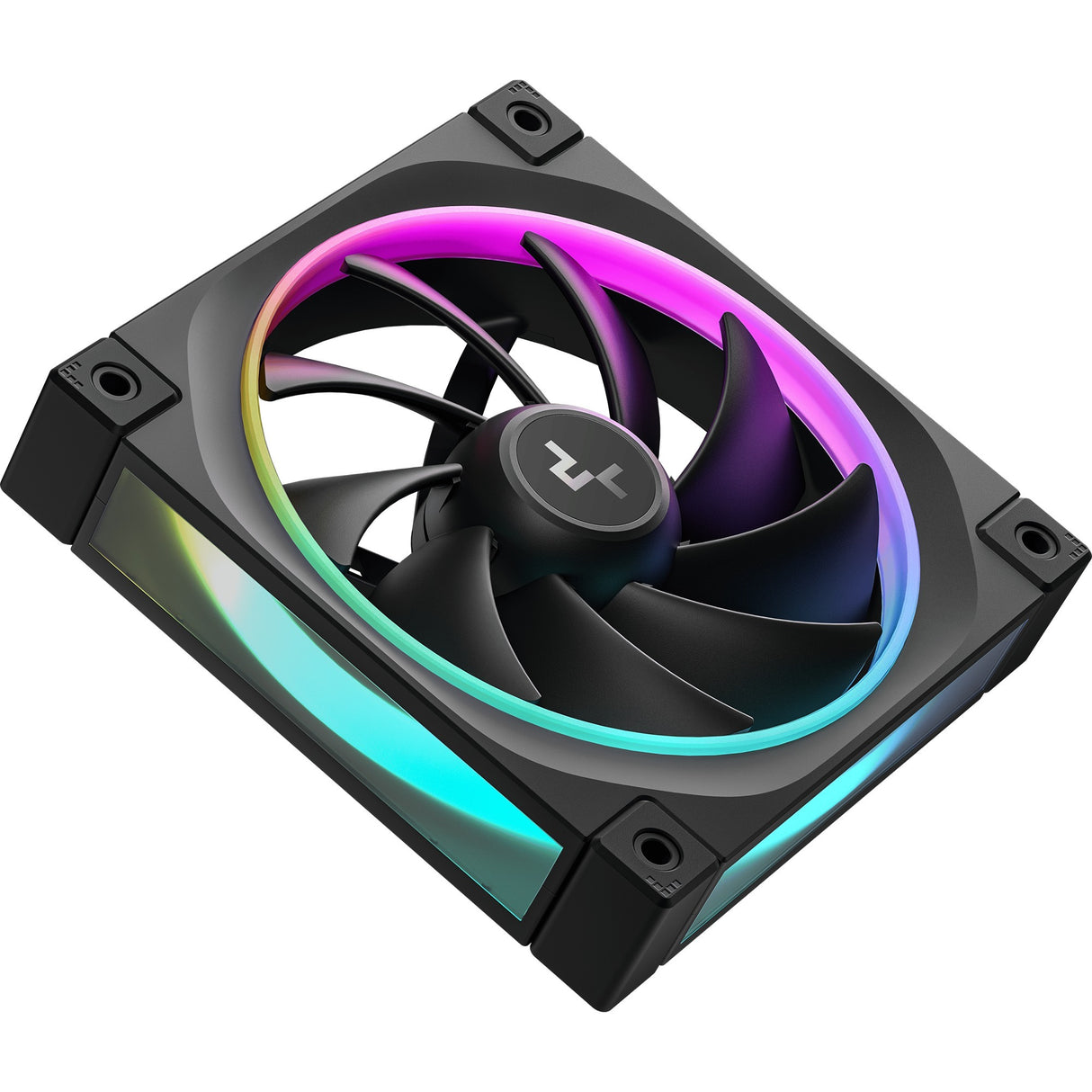 Deepcool FL12 RGB Gehäuselüfter (schwarz, 120 x 120 x 25 mm, PWM)