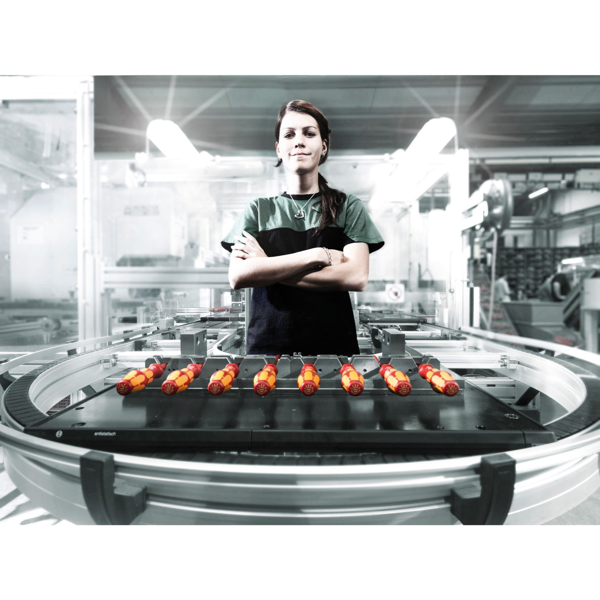 Wera 160 i 165 i 7 Schraubendreher-Set Kraftform Plus Serie 100 + Spannungsprüfer + Halter, 7-teilig – 1 Stück – 05006148001