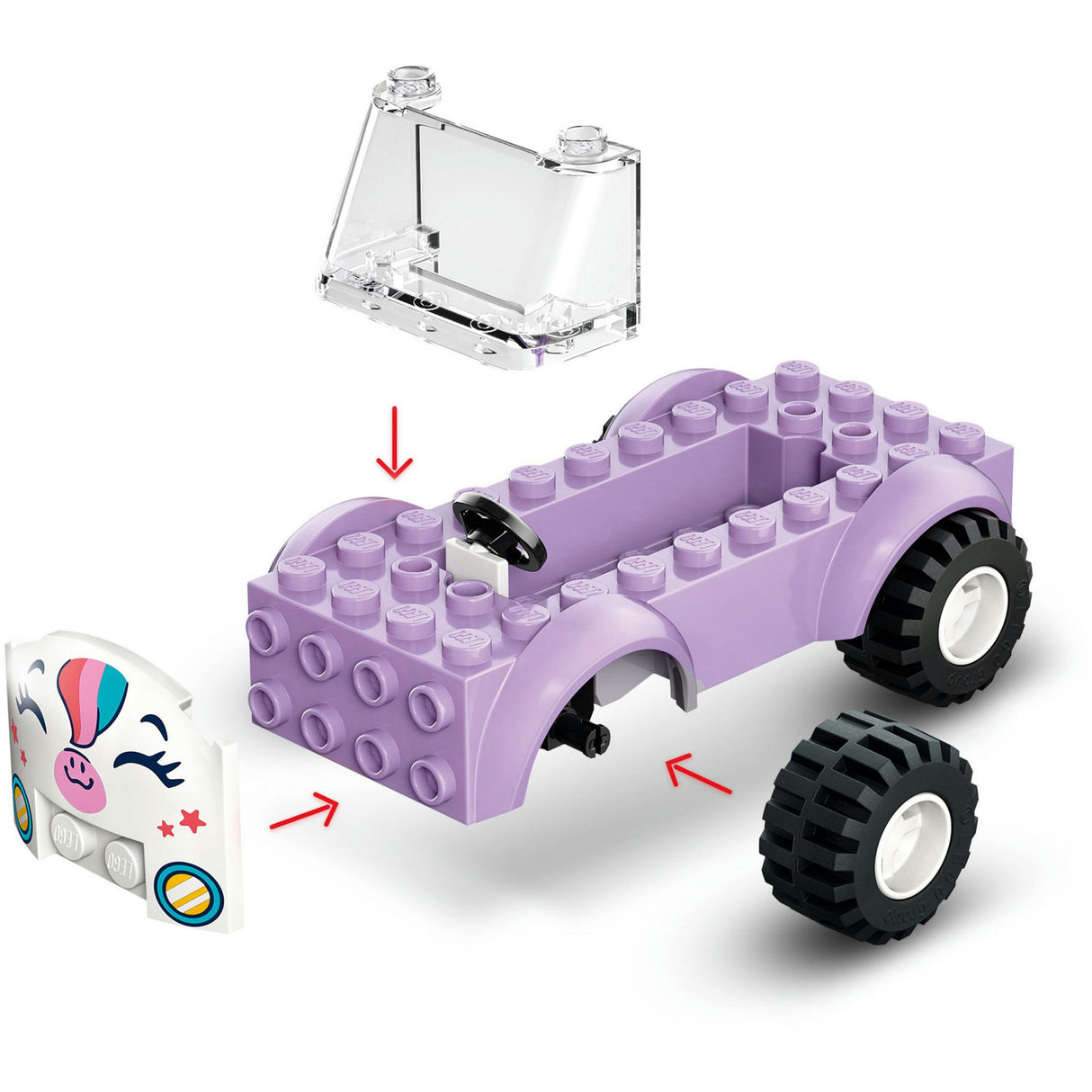 Lego Friends 42675 Einhorn-Kuchenlieferwagen