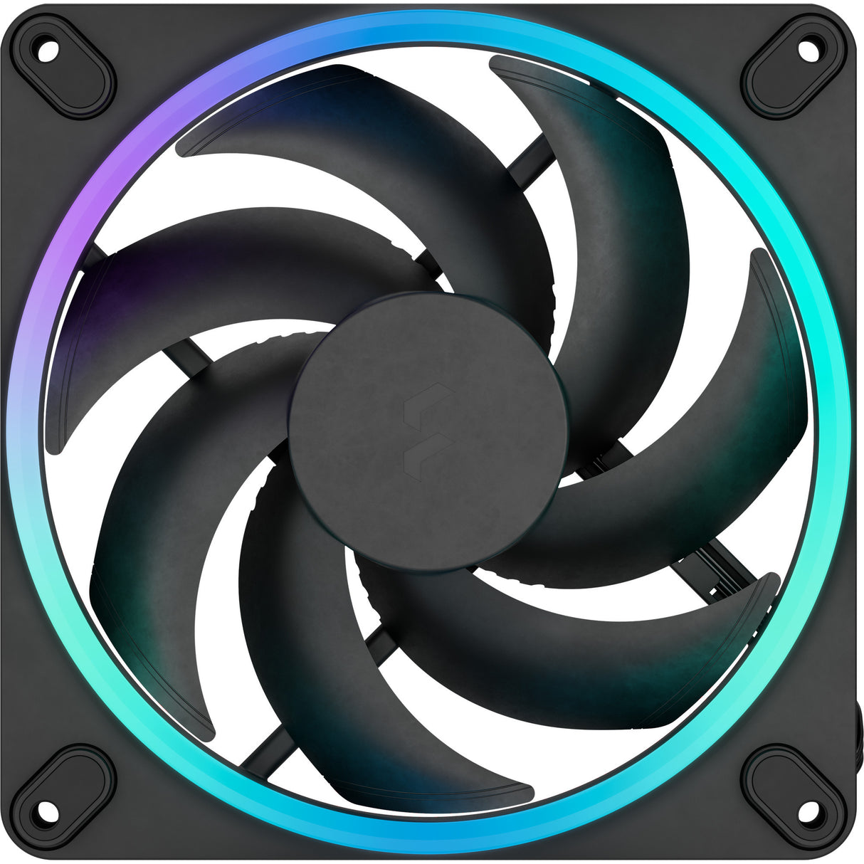 Fractal design momentum 14 rgb case fan (zwart, 140 x 140 x 25 mm, pwm)