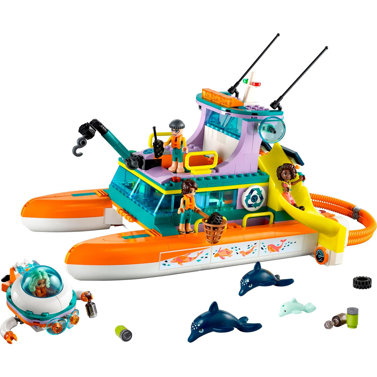 Lego Friends – Bauspielzeug Seenotrettungsboot (41734)