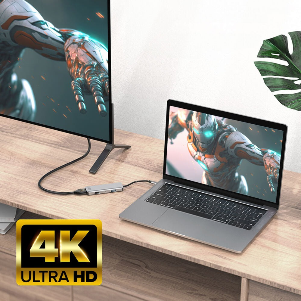 Act Connectivity USB-C 4K Multiport-Adapter für 2 HDMI-Bildschirme, u. a